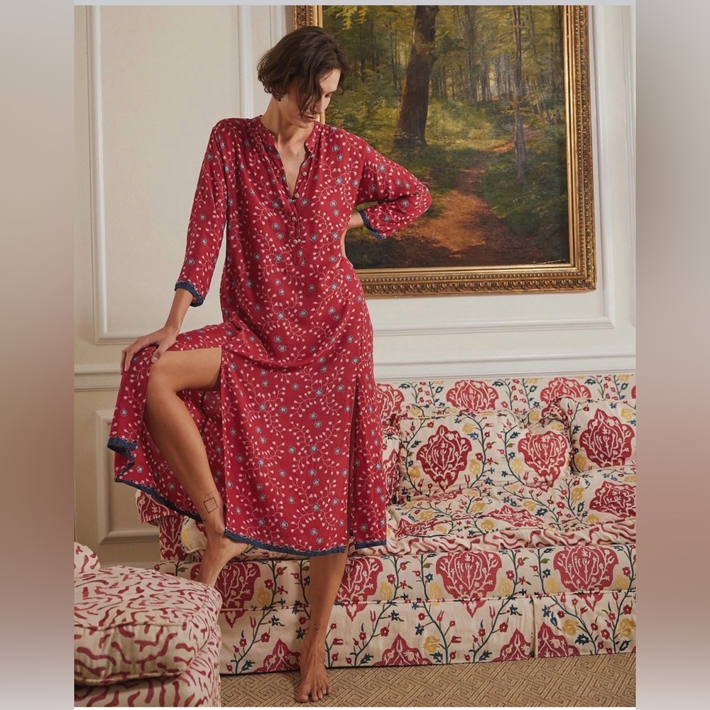 Natalie Martin Isabel Dress - Pinwheel Red